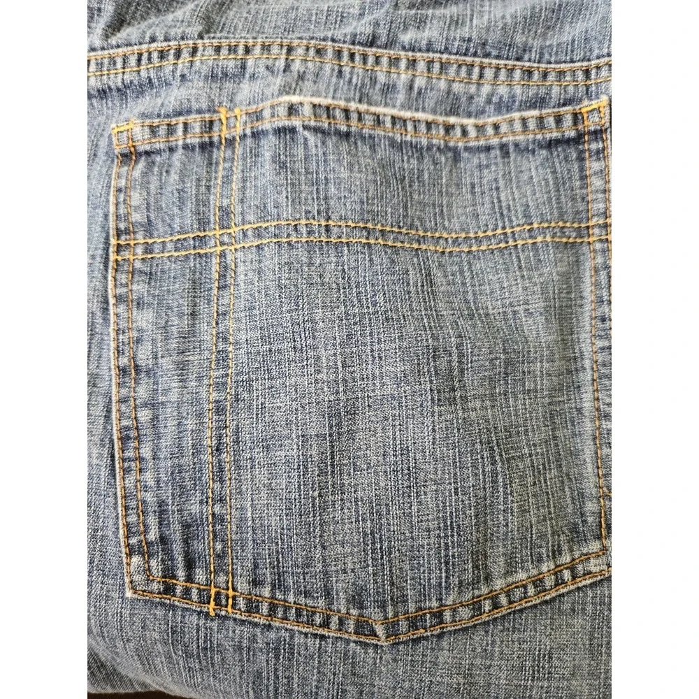 VTG Sean John Jeans 40 Blue Baggy Wide Leg Hip Hop Rap Skater Hammer Loop Y2K